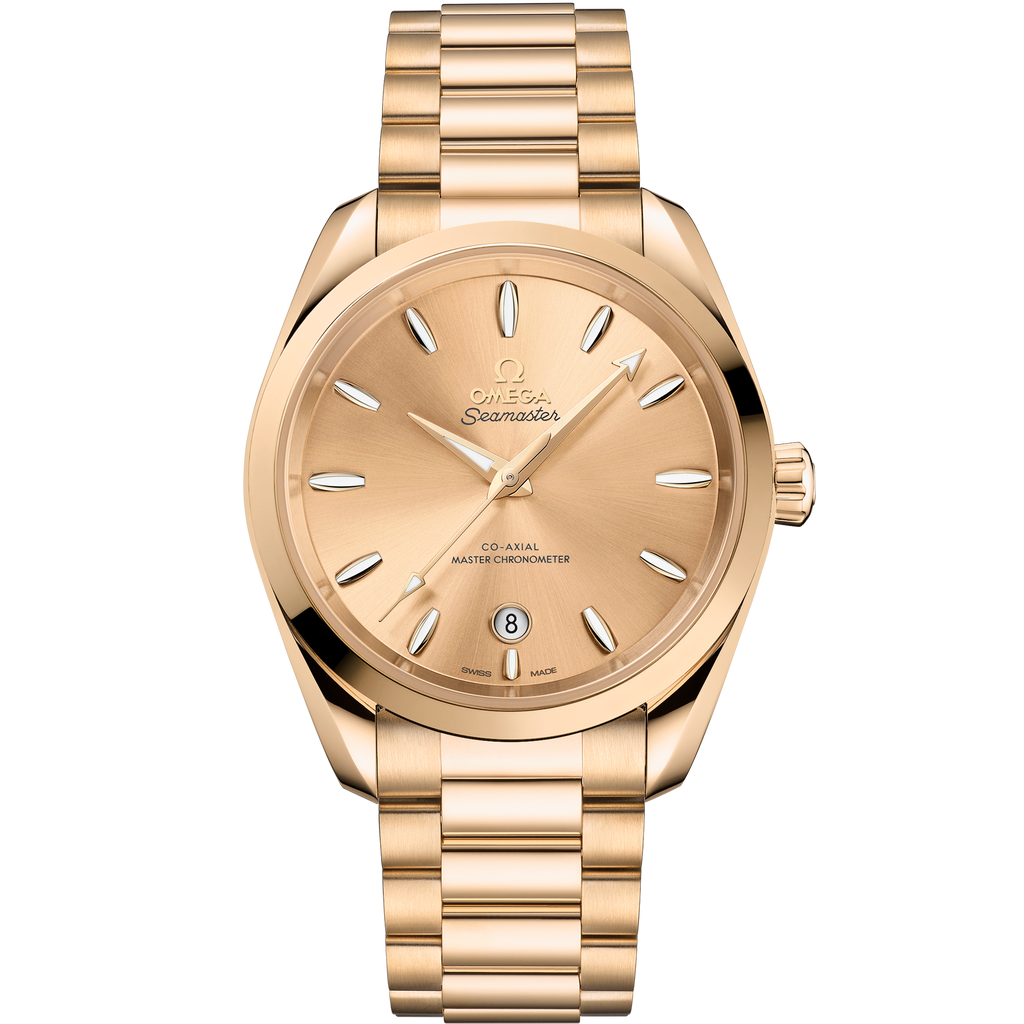 Seamaster Aqua Terra Shades 38 mm, Moonshine™ gold on Moonshine™ gold - 22050382008001 - View 1