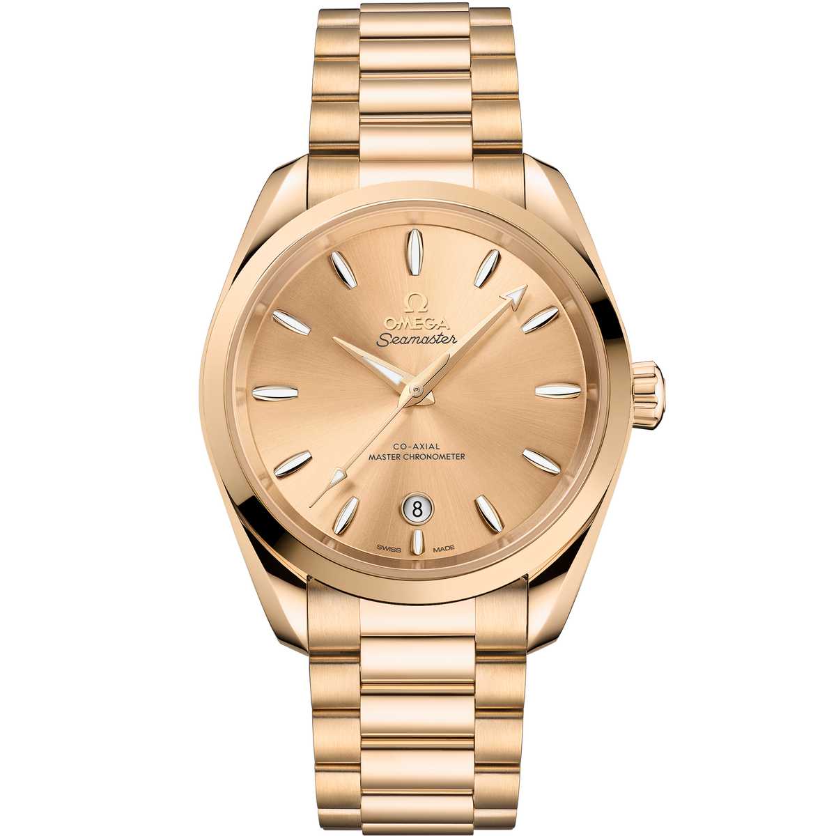 Seamaster Aqua Terra Shades 38 mm, Moonshine™ gold on Moonshine™ gold - 22050382008001 - View 1