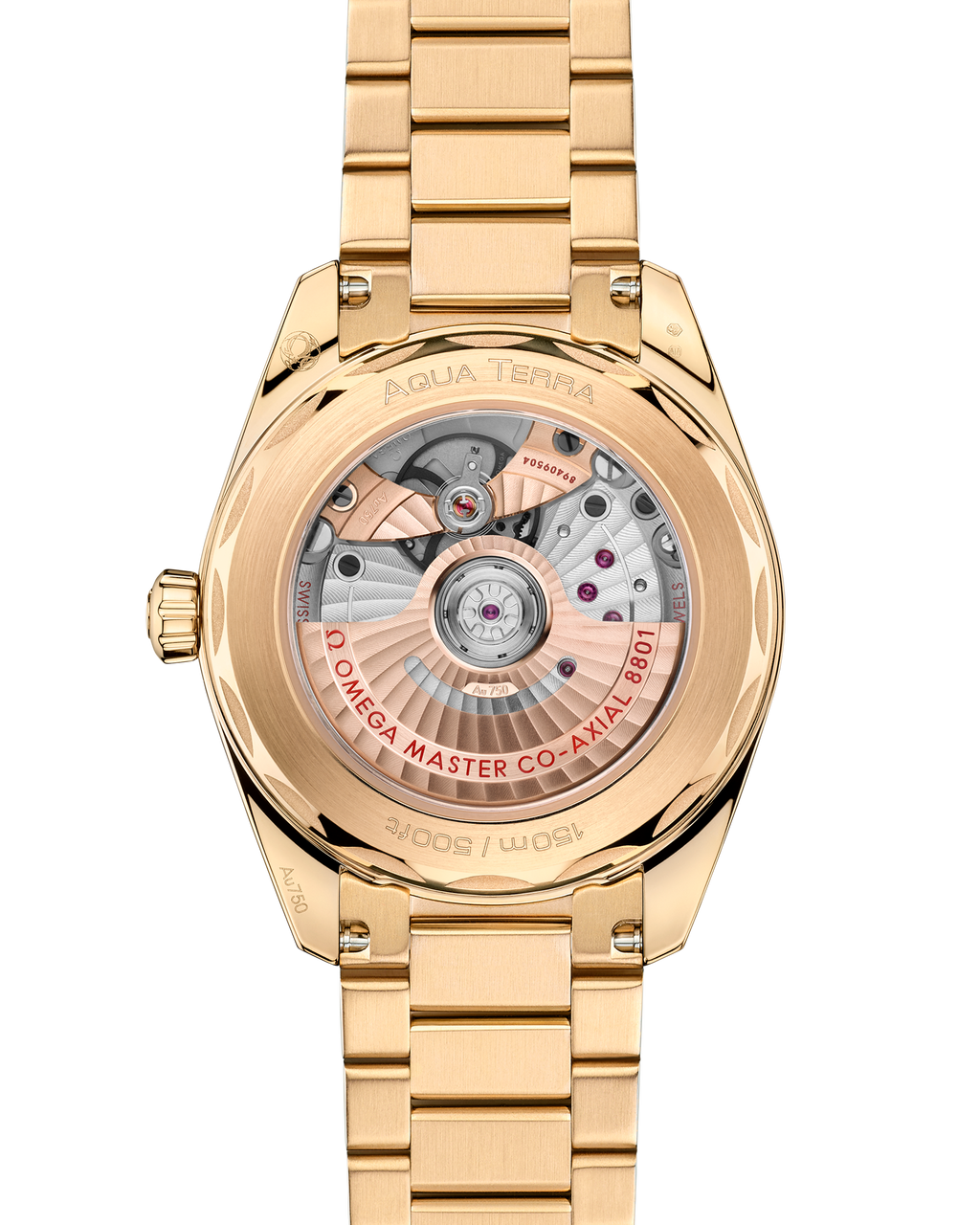 Seamaster Aqua Terra Shades 38 mm, Moonshine™ gold on Moonshine™ gold - 22050382008001 - View 2