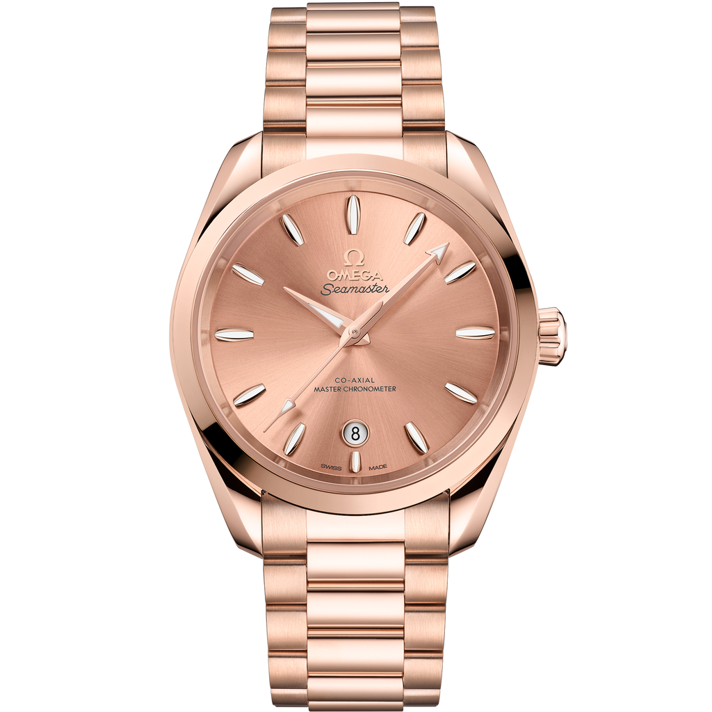 Seamaster Aqua Terra Shades 38 mm, Sedna™ gold on Sedna™ gold - 22050382010001 - View 1