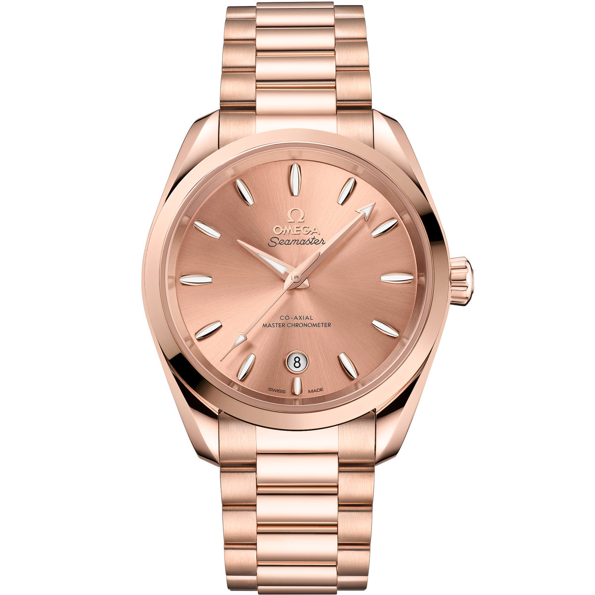 Seamaster Aqua Terra Shades 38 mm, Sedna™ gold on Sedna™ gold - 22050382010001 - View 1