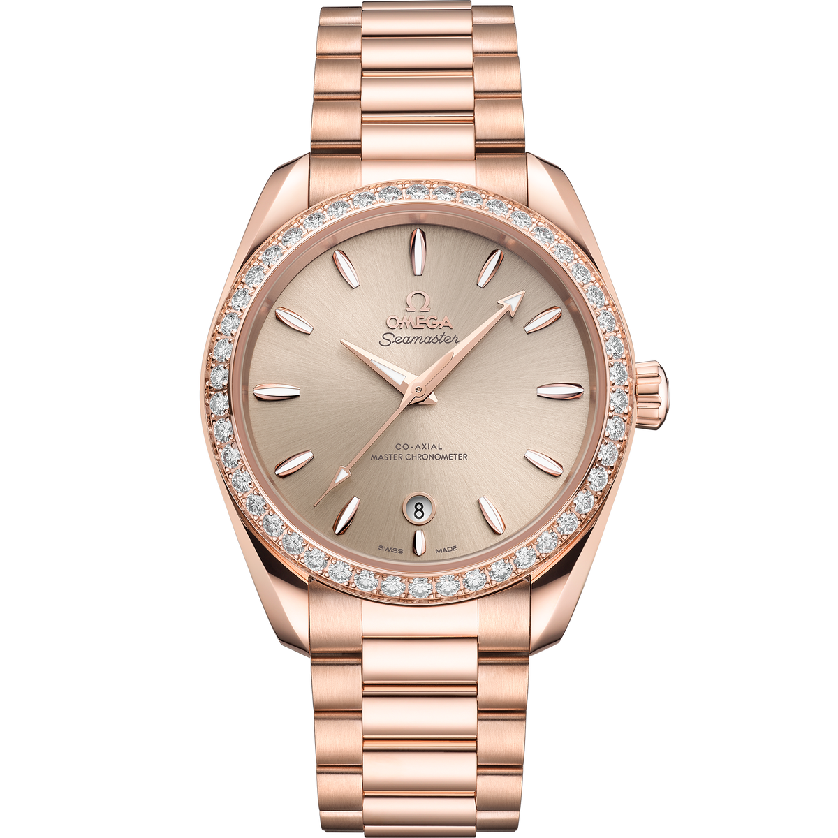Seamaster Aqua Terra Shades 38 mm, Sedna™ gold on Sedna™ gold - 22055382009001 - View 1