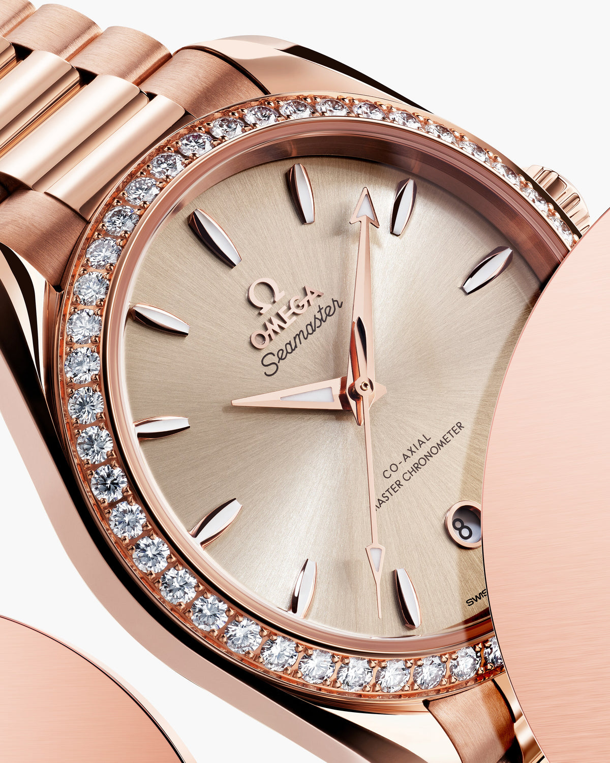 Seamaster Aqua Terra Shades 38 mm, Sedna™ gold on Sedna™ gold - 22055382009001 - View 5