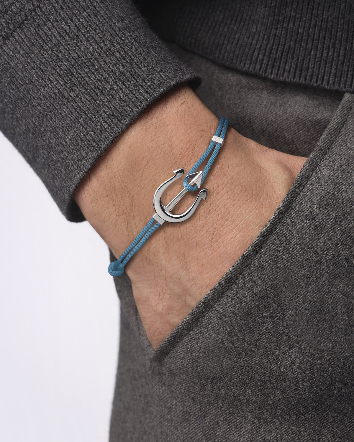 Seamaster Bracelet, cord, stainless steel - B607ST0000405 - View 2