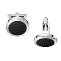 Seamaster Cufflinks, ceramic, stainless steel - C607ST0000205 - View 1