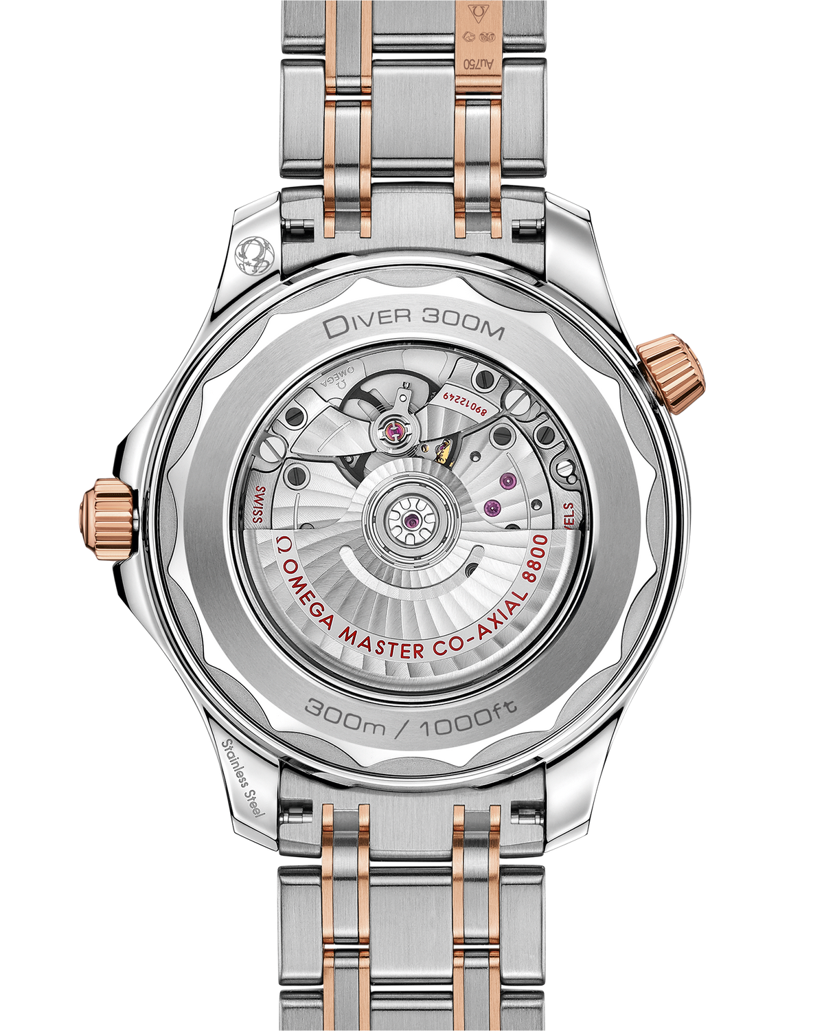 Seamaster Diver 300M 42 mm, steel - Sedna™ gold on steel - Sedna™ gold - 21020422001001 - View 2