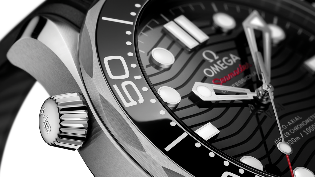 Seamaster Diver 300M 42 mm, steel on rubber strap - 21032422001001 - View 4