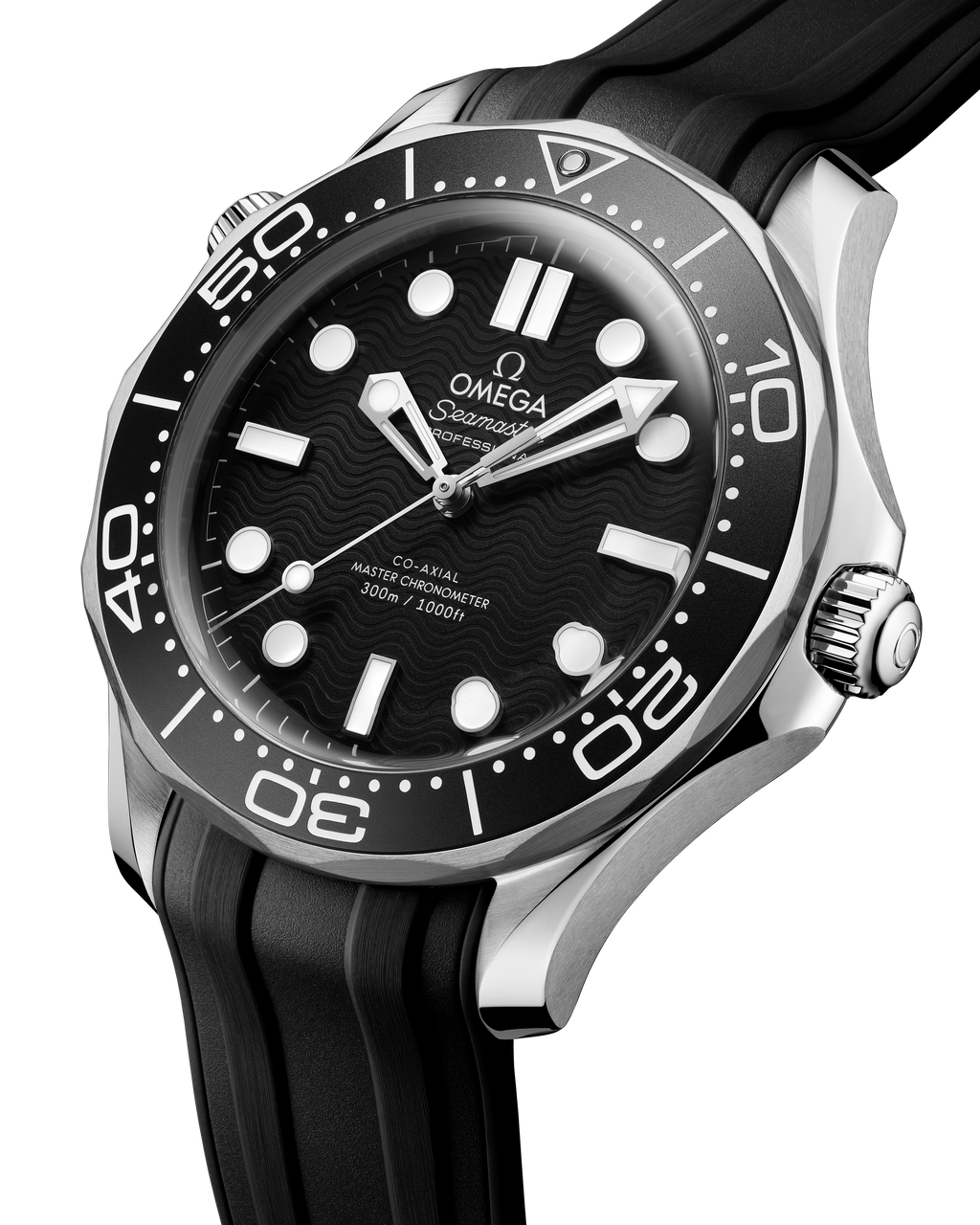 Seamaster Diver 300M 42 mm, steel on rubber strap - 21032422001003 - View 3
