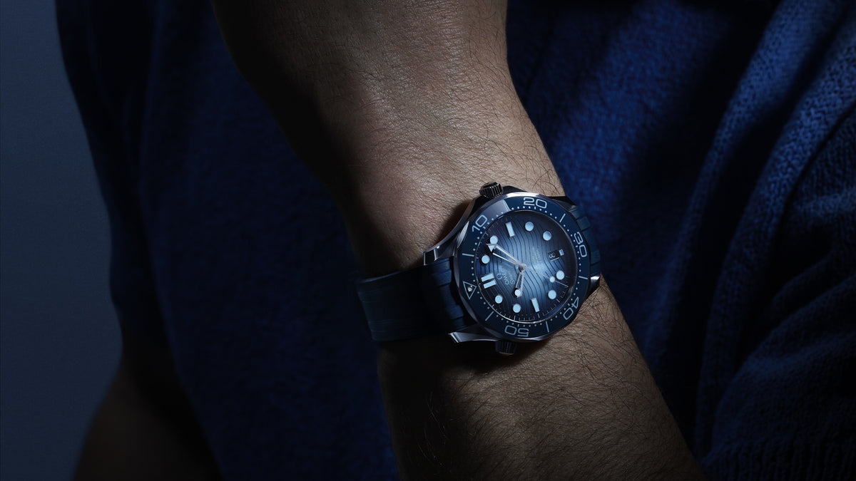 Seamaster Diver 300M 42 mm, steel on rubber strap - 21032422003002 - View 6