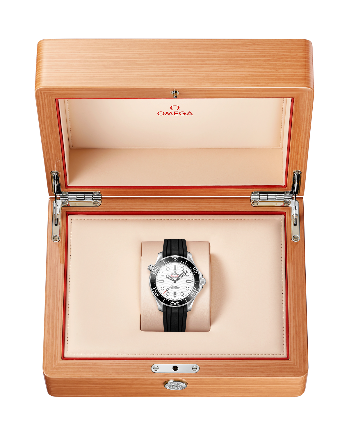 Seamaster Diver 300M 42 mm, steel on rubber strap - 21032422004001 - View 4