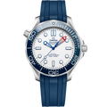 Seamaster Diver 300M 42 mm, steel on rubber strap - 21032422004002 - View 1