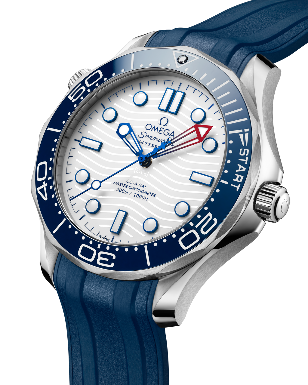 Seamaster Diver 300M 42 mm, steel on rubber strap - 21032422004002 - View 5