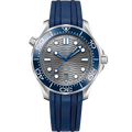 Seamaster Diver 300M 42 mm, steel on rubber strap - 21032422006001 - View 1