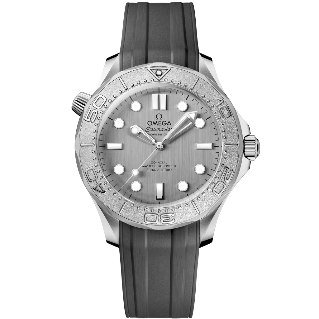 Seamaster Diver 300M 42 mm, steel on rubber strap - 21032422006002 - View 1