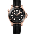 Seamaster Diver 300M 42 mm, Sedna™ gold on rubber strap - 21062422001002 - View 1