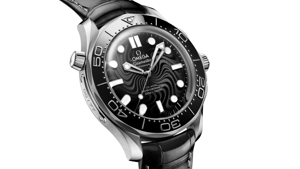 Seamaster Diver 300M 42 mm, platinum-gold on alligator - 21083422001001 - View 6