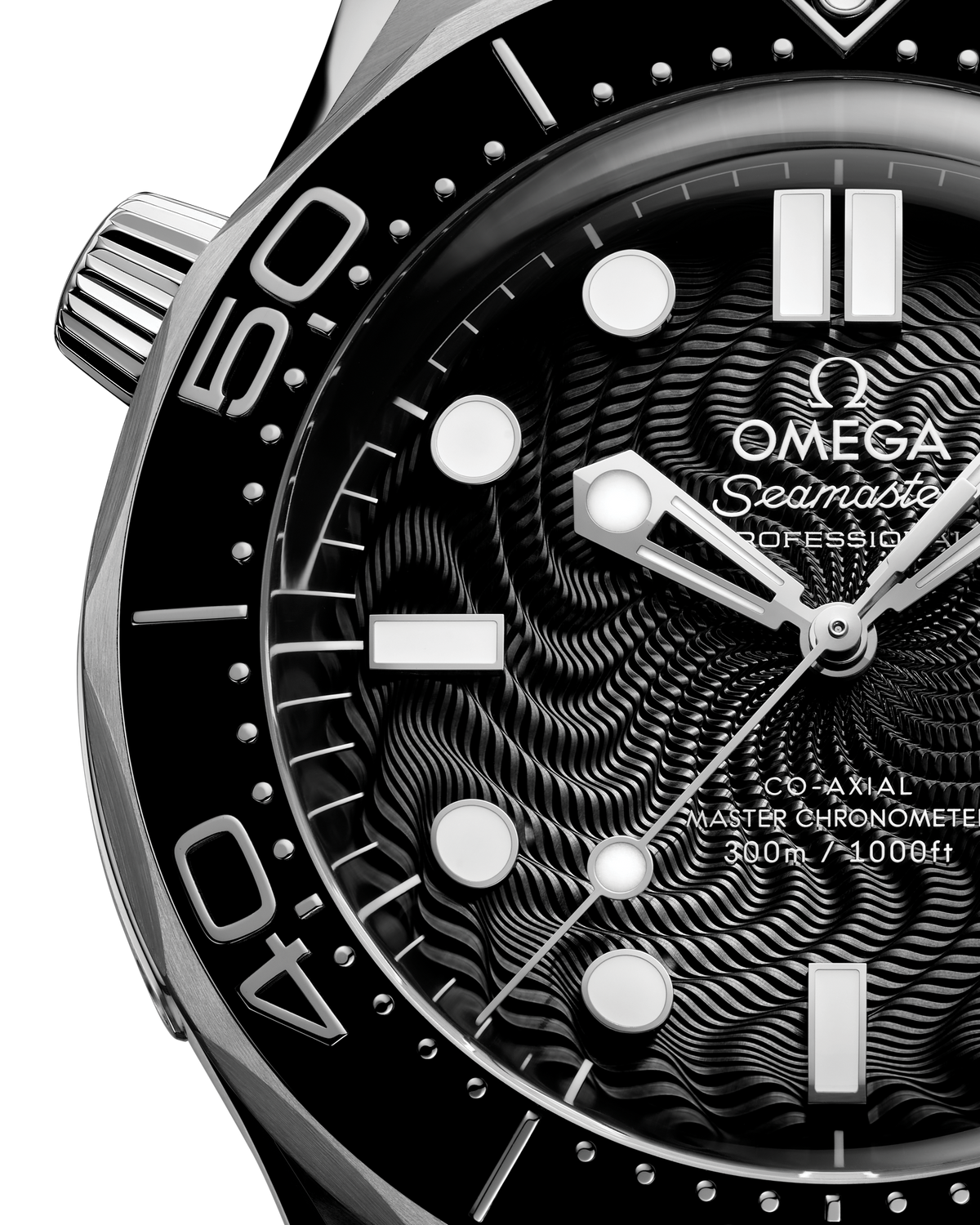 Seamaster Diver 300M 42 mm, platinum-gold on alligator - 21083422001001 - View 3