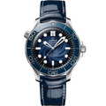Seamaster Diver 300M 42 mm, platinum-gold on alligator - 21083422003001 - View 1