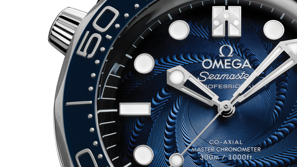 Seamaster Diver 300M 42 mm, platinum-gold on alligator - 21083422003001 - View 4