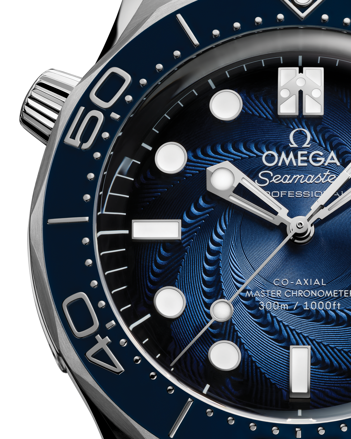 Seamaster Diver 300M 42 mm, platinum-gold on alligator - 21083422003001 - View 3