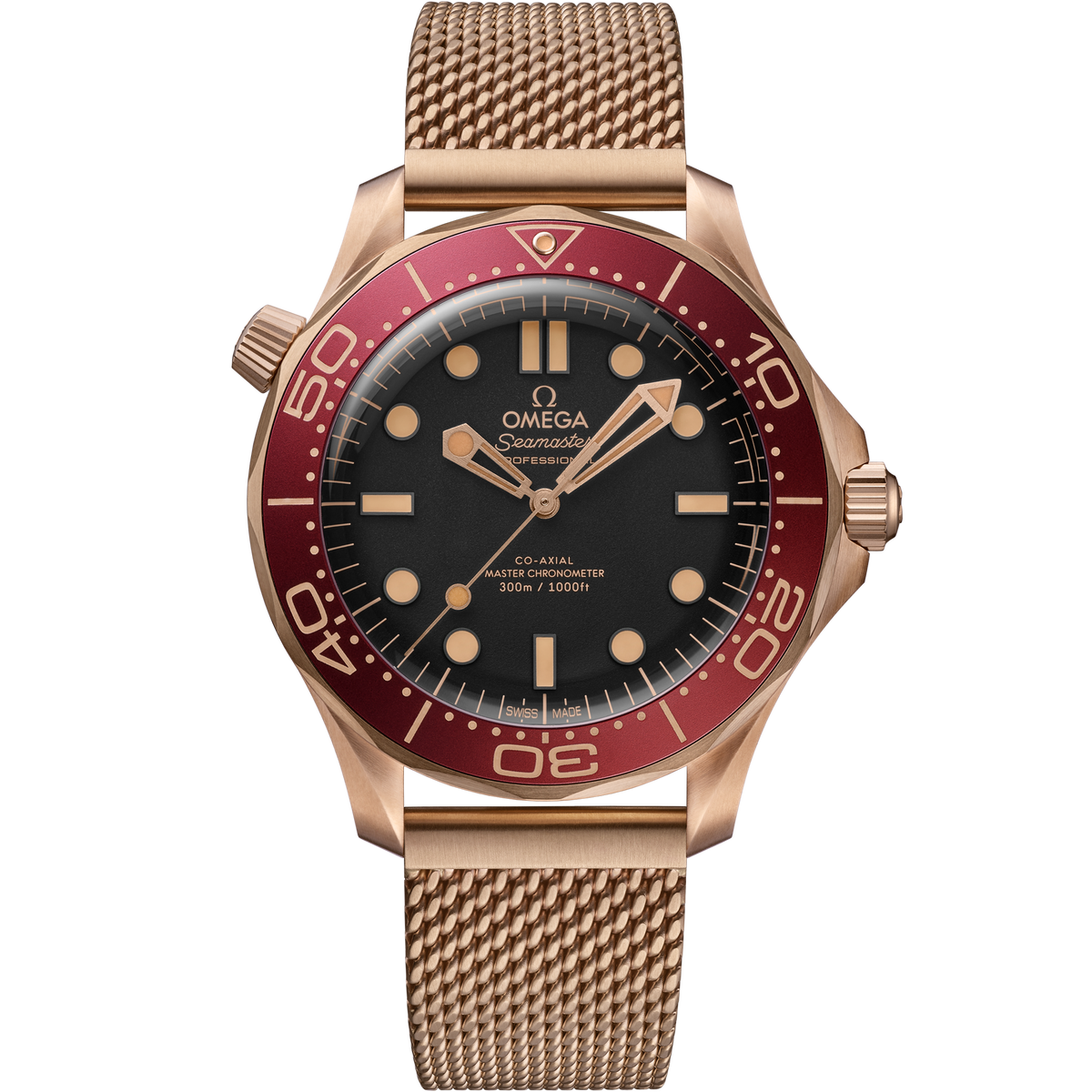 Seamaster Diver 300M 42 mm, Bronze gold on Bronze gold - 21090422001003 - View 1