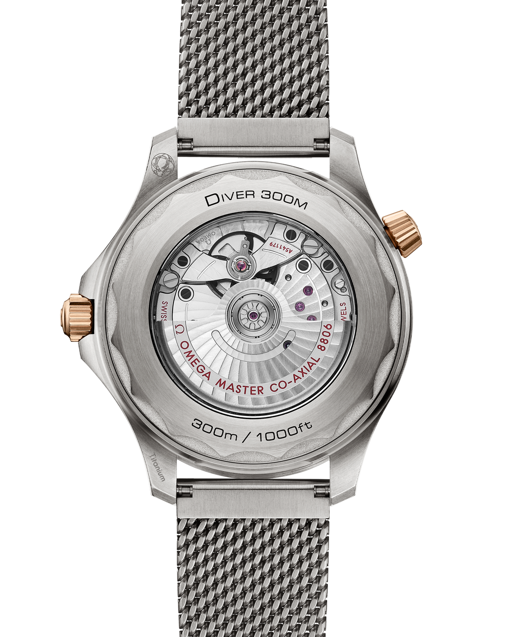 Seamaster Diver 300M 42 mm, titanium - Bronze gold on titanium - 21090422010001 - View 2