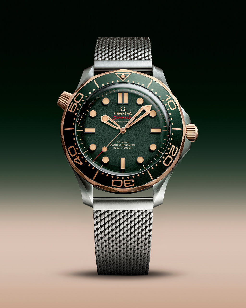 Seamaster Diver 300M 42 mm, titanium - Bronze gold on titanium - 21090422010001 - View 3