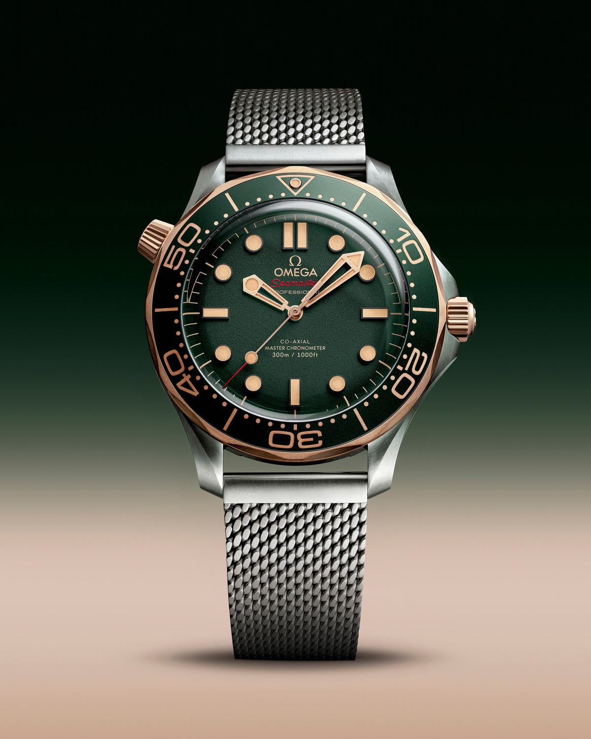 Seamaster Diver 300M 42 mm, titanium - Bronze gold on titanium - 21090422010001 - View 3