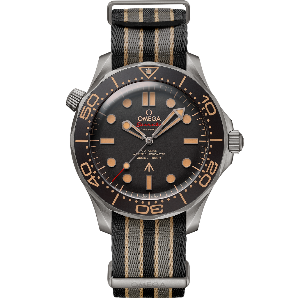 Seamaster Diver 300M 42 mm, titanium on NATO strap - 21092422001001 - View 1
