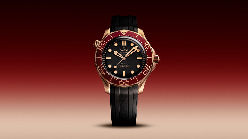 Seamaster Diver 300M 42 mm, Bronze gold on rubber strap - 21092422001003 - View 8