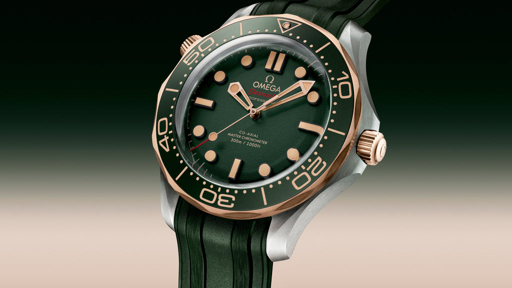 Seamaster Diver 300M 42 mm, titanium - Bronze gold on rubber strap - 21092422010001 - View 6