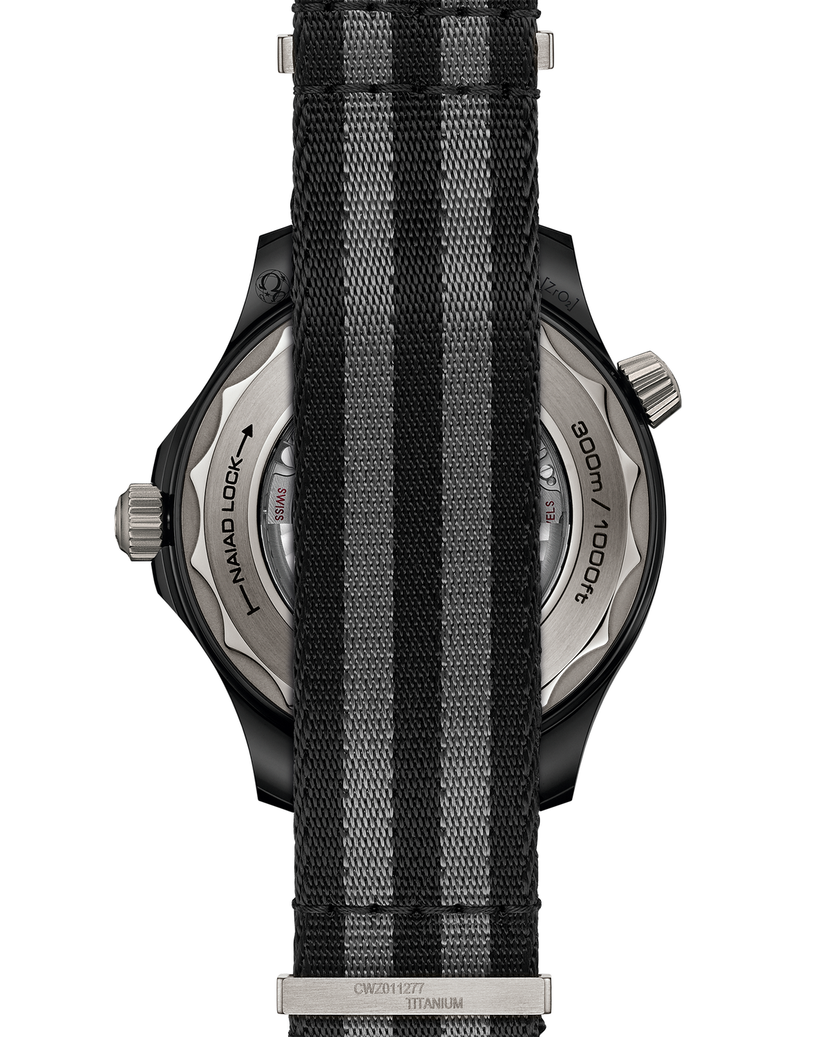 Seamaster Diver 300M 43.5 mm, black ceramic on NATO strap - 21092442001002 - View 2