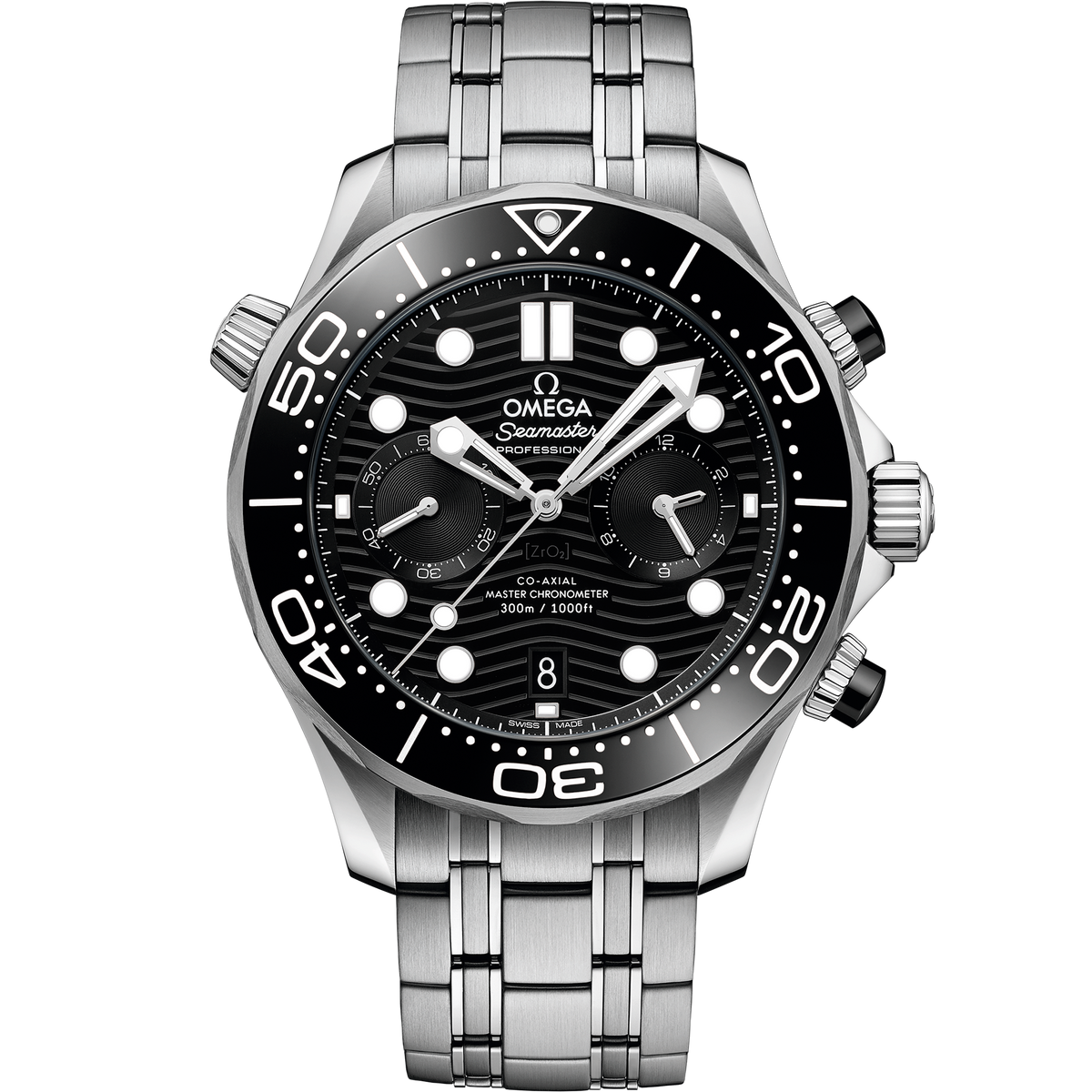 Seamaster Diver 300M 44 mm, steel on steel - 21030445101001 - View 1