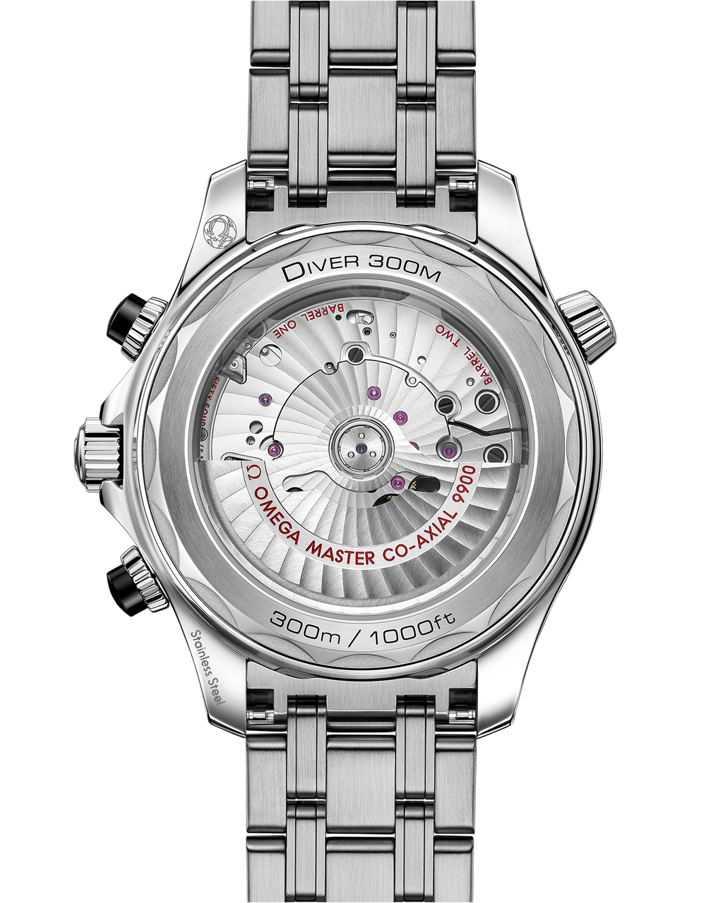 Seamaster Diver 300M 44 mm, steel on steel - 21030445101001 - View 2