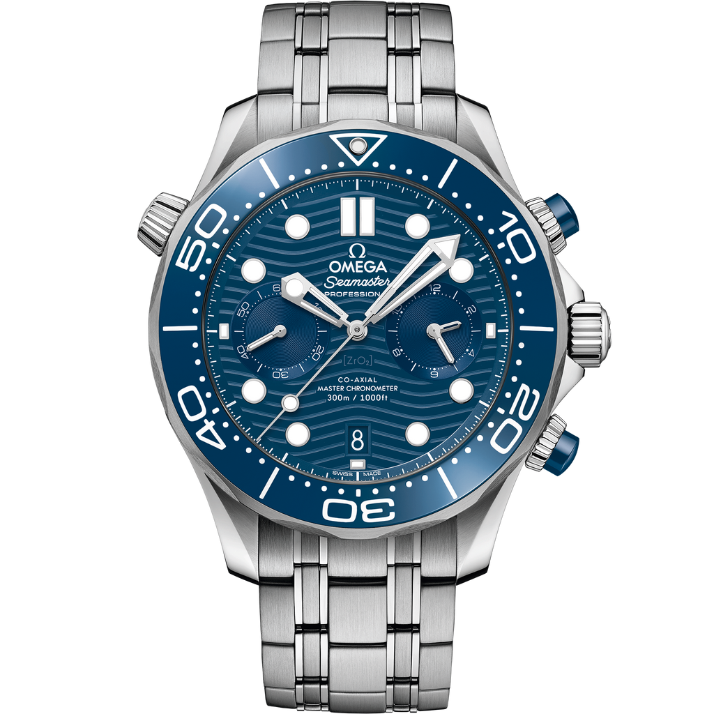 Seamaster Diver 300M 44 mm, steel on steel - 21030445103001 - View 1