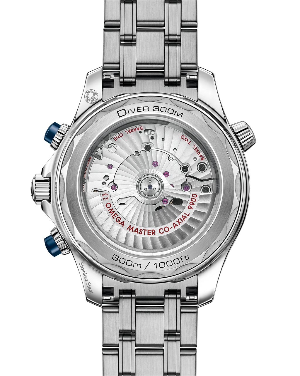 Seamaster Diver 300M 44 mm, steel on steel - 21030445103001 - View 2