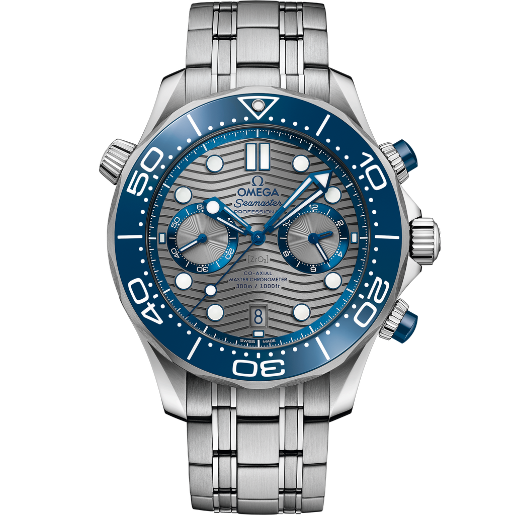 Seamaster Diver 300M 44 mm, steel on steel - 21030445106001 - View 1