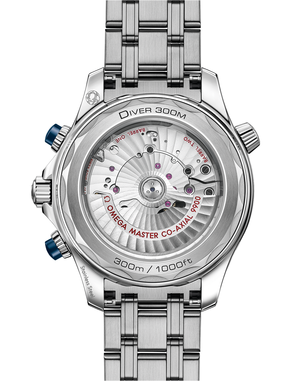 Seamaster Diver 300M 44 mm, steel on steel - 21030445106001 - View 2