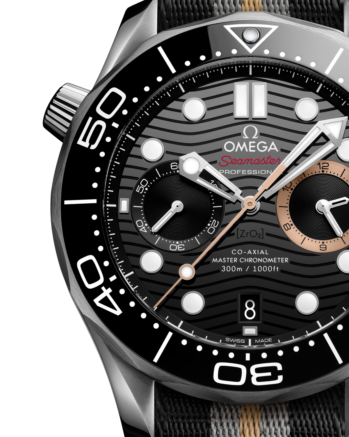 Seamaster Diver 300M 44 mm, steel on NATO strap - 21032445101002 - View 2