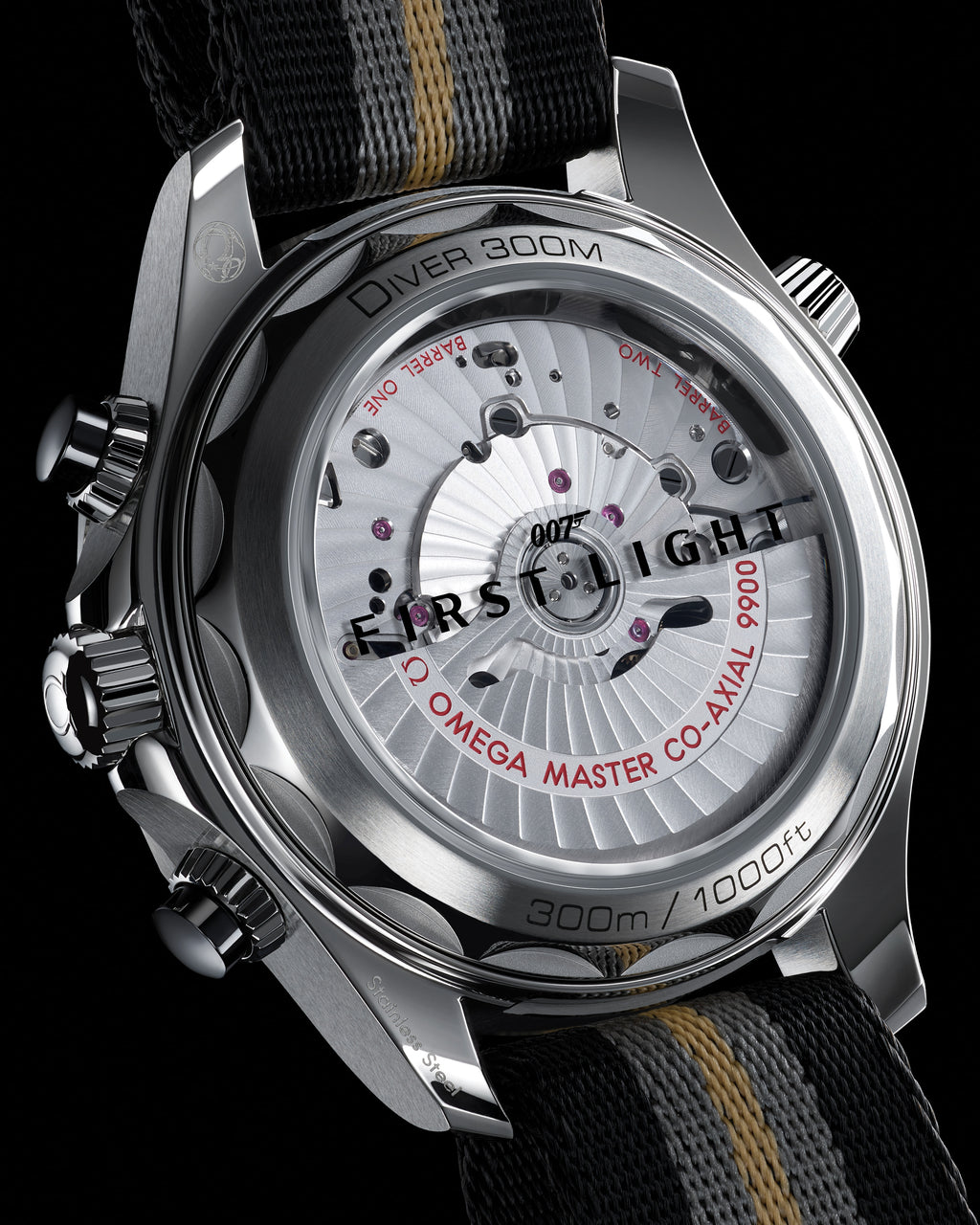 Seamaster Diver 300M 44 mm, steel on NATO strap - 21032445101002 - View 4