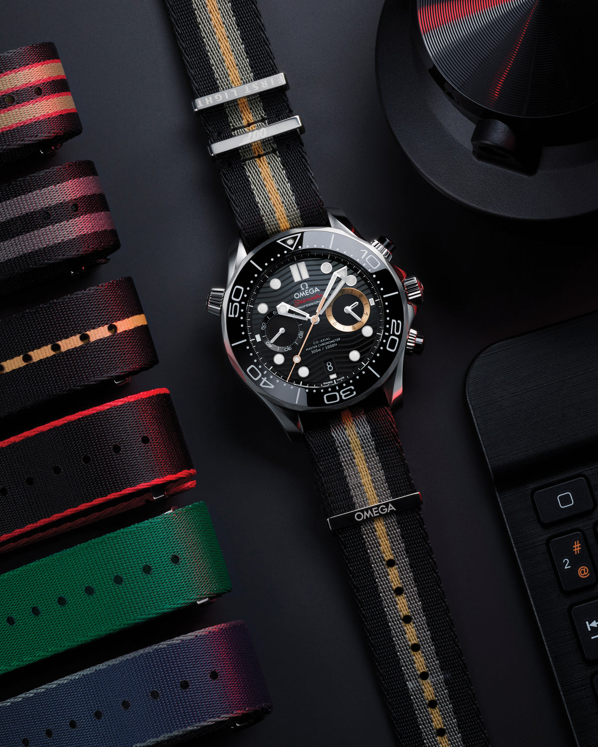 Seamaster Diver 300M 44 mm, steel on NATO strap - 21032445101002 - View 12