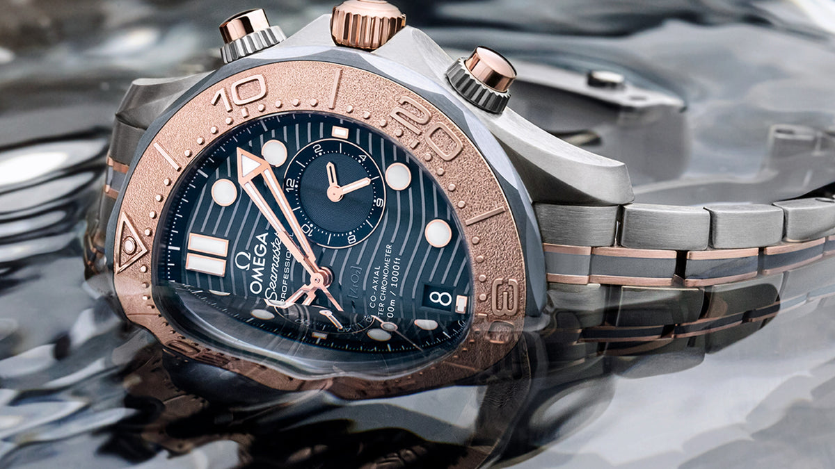 Seamaster Diver 300M 44 mm, titanium - tantalum - Sedna™ gold on titanium - tantalum - Sedna™ gold - 21060445103001 - View 6