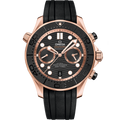 Seamaster Diver 300M 44 mm, Sedna™ gold on rubber strap - 21062445101001 - View 1