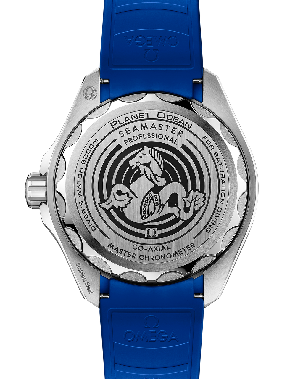 Seamaster Planet Ocean 6000M 45.5 mm, O-MEGASTEEL on rubber strap - 21532462104001 - View 2
