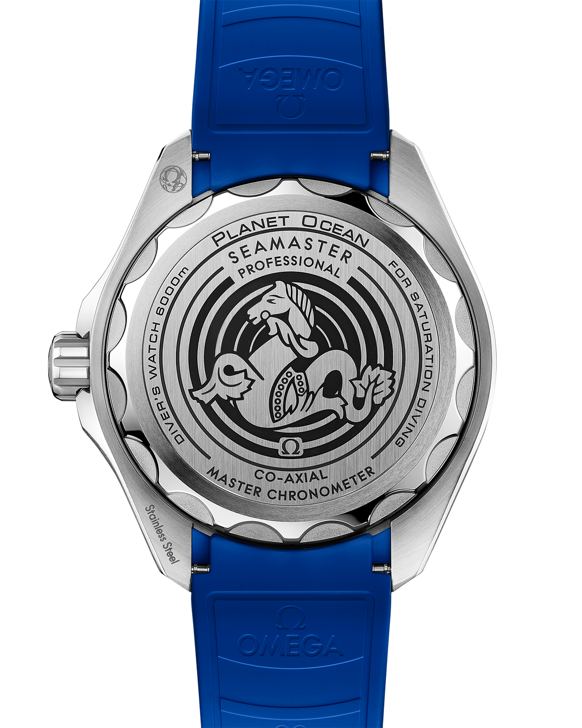 Seamaster Planet Ocean 6000M 45.5 mm, O-MEGASTEEL on rubber strap - 21532462104001 - View 2