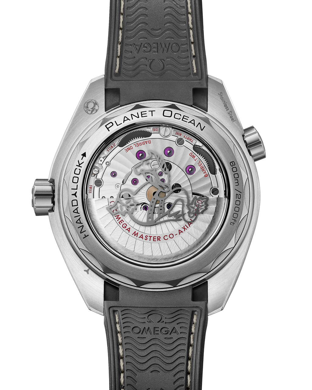 Seamaster Planet Ocean 600M 43.5 mm, steel on rubber strap - 21532442101002 - View 2