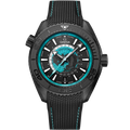 Seamaster Planet Ocean 600M 45.5 mm, black ceramic on rubber strap - 21592462201006 - View 1