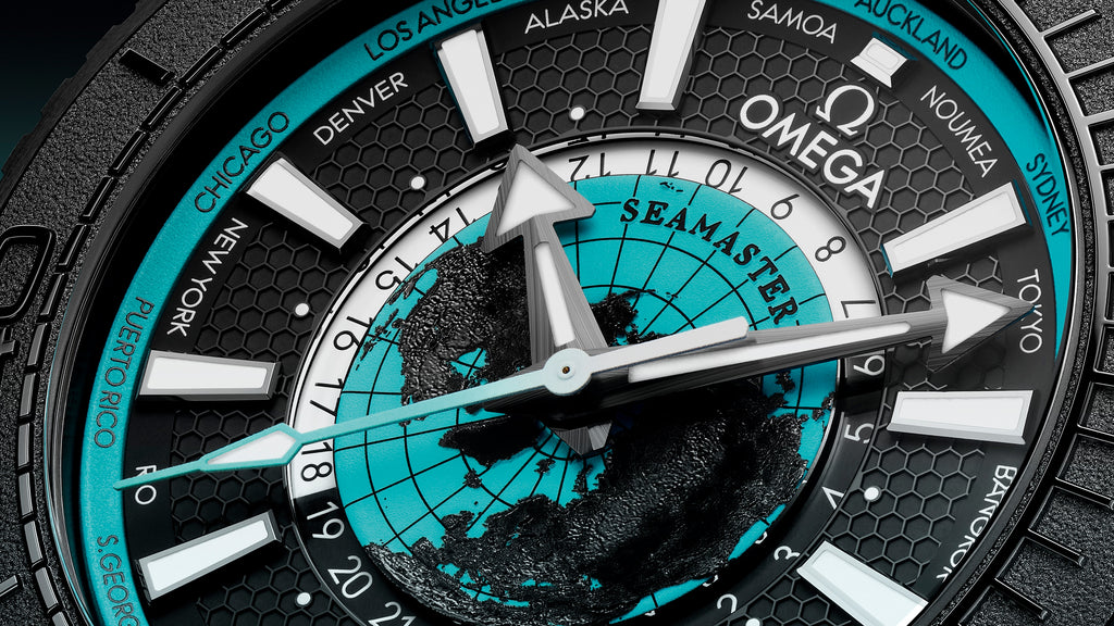 Seamaster Planet Ocean 600M 45.5 mm, black ceramic on rubber strap - 21592462201006 - View 4
