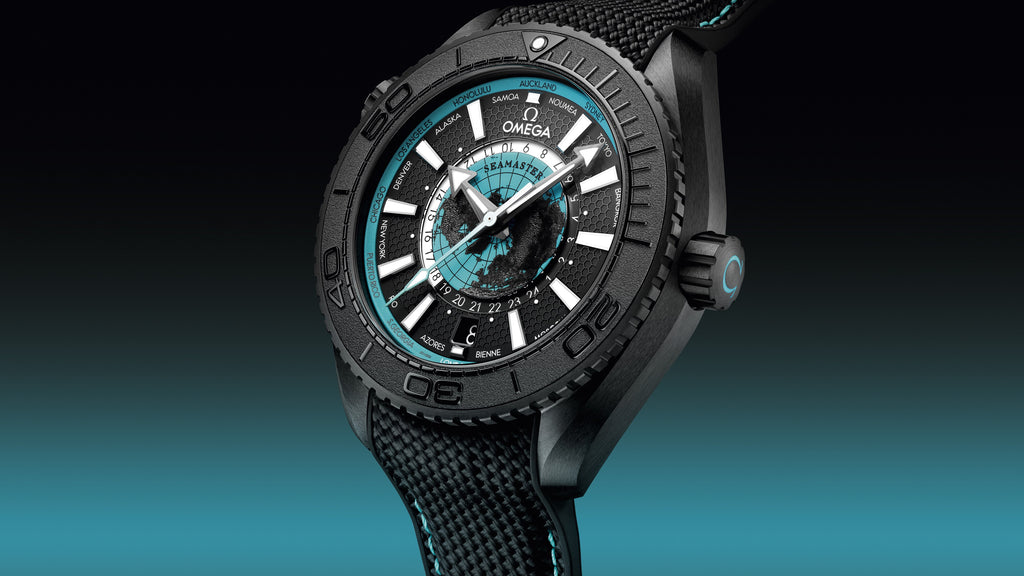Seamaster Planet Ocean 600M 45.5 mm, black ceramic on rubber strap - 21592462201006 - View 6