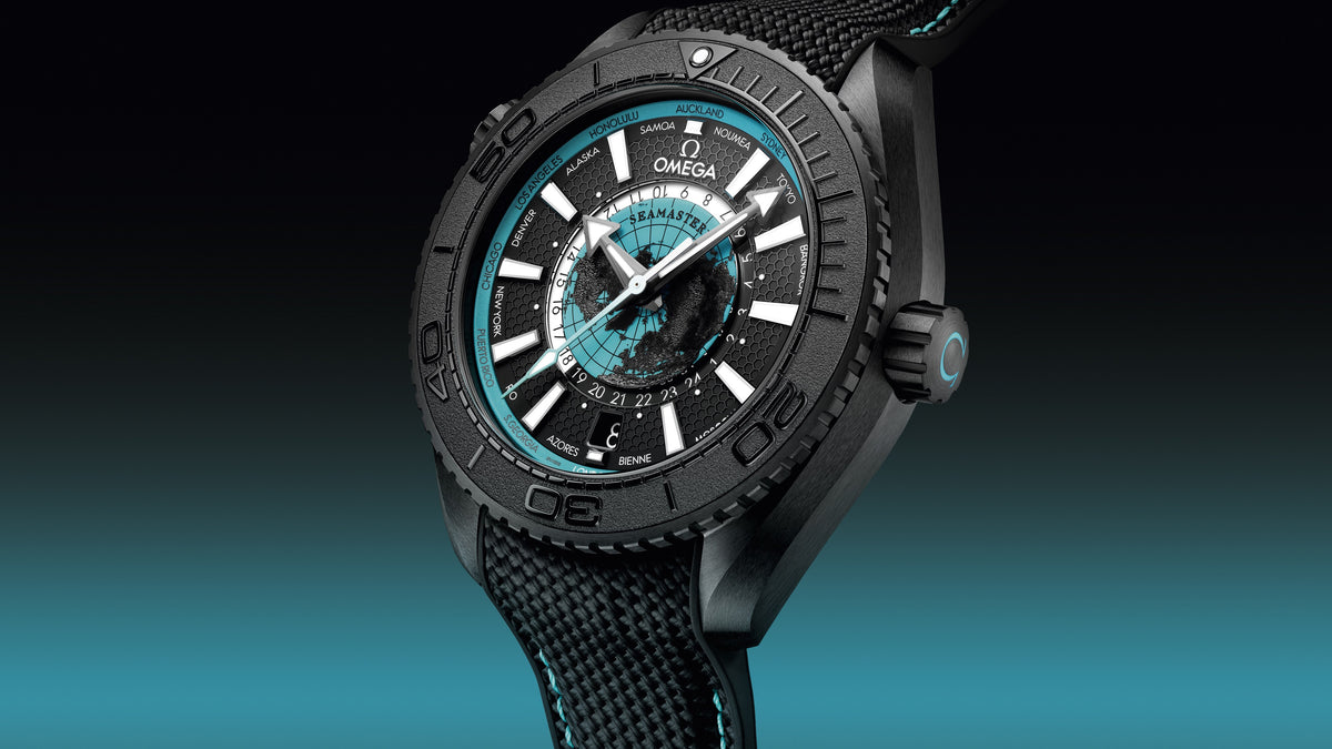 Seamaster Planet Ocean 600M 45.5 mm, black ceramic on rubber strap - 21592462201006 - View 6